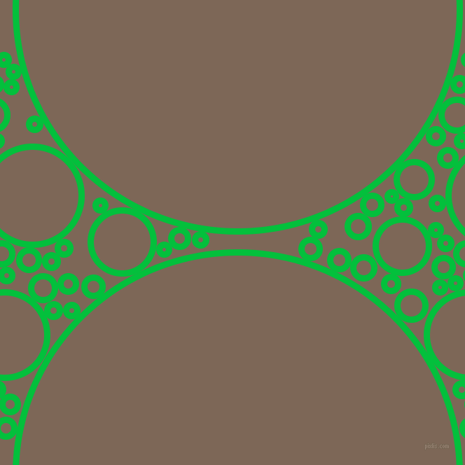 bubbles, circles, sponge, big, medium, small, 9 pixel line width, Dark Pastel Green and Roman Coffee circles bubbles sponge soap seamless tileable