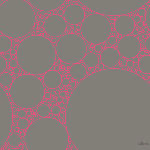 bubbles, circles, sponge, big, medium, small, 2 pixel line width, Dark Pink and Concord circles bubbles sponge soap seamless tileable