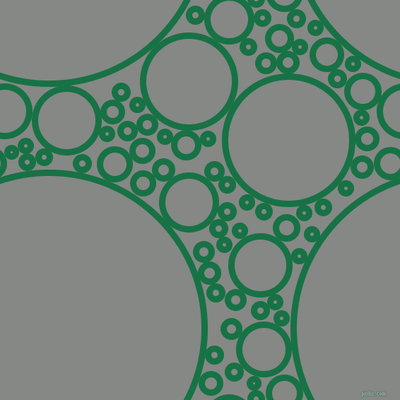 bubbles, circles, sponge, big, medium, small, 9 pixel line width, Dark Spring Green and Stack circles bubbles sponge soap seamless tileable