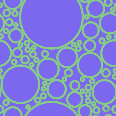 bubbles, circles, sponge, big, medium, small, 9 pixel line width, De York and Medium Slate Blue circles bubbles sponge soap seamless tileable