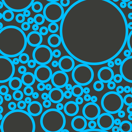 bubbles, circles, sponge, big, medium, small, 9 pixel line width, Deep Sky Blue and Zeus circles bubbles sponge soap seamless tileable