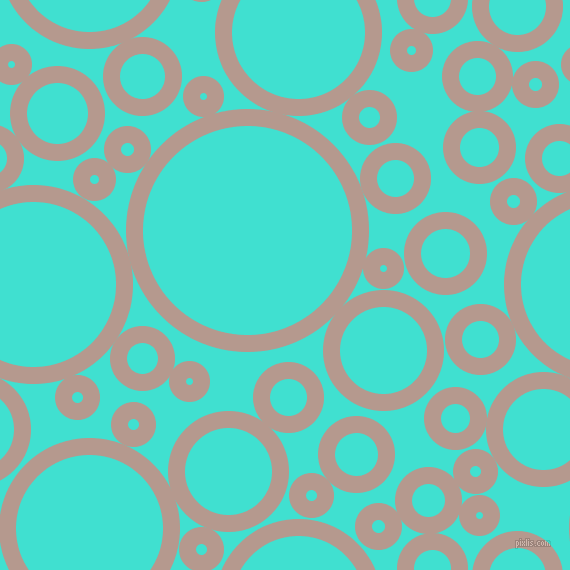 bubbles, circles, sponge, big, medium, small, 17 pixel line width, Del Rio and Turquoise circles bubbles sponge soap seamless tileable