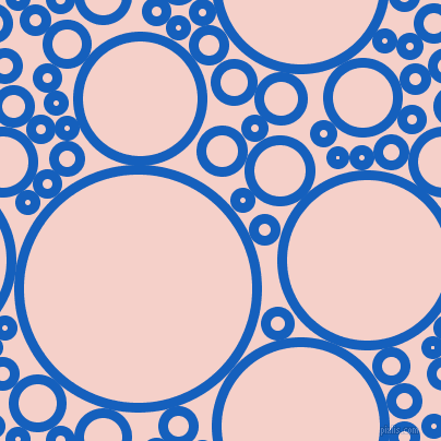 bubbles, circles, sponge, big, medium, small, 9 pixel line width, Denim and Coral Candy circles bubbles sponge soap seamless tileable