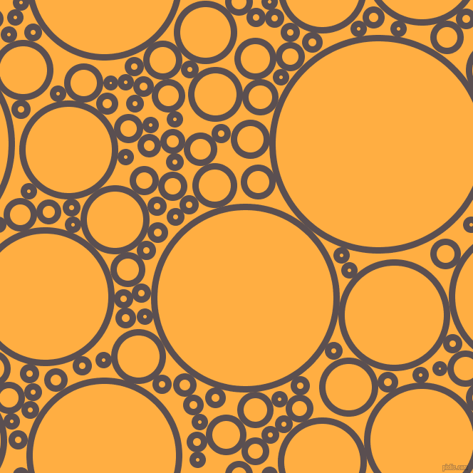 bubbles, circles, sponge, big, medium, small, 9 pixel line width, Don Juan and Yellow Orange circles bubbles sponge soap seamless tileable