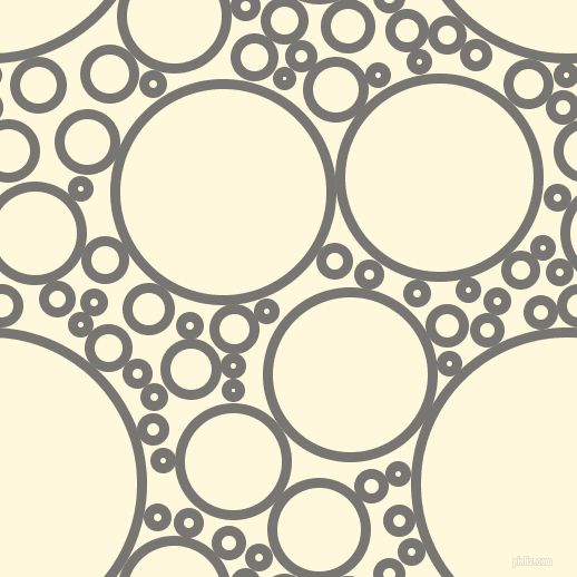 bubbles, circles, sponge, big, medium, small, 9 pixel line width, Dove Grey and Corn Silk circles bubbles sponge soap seamless tileable