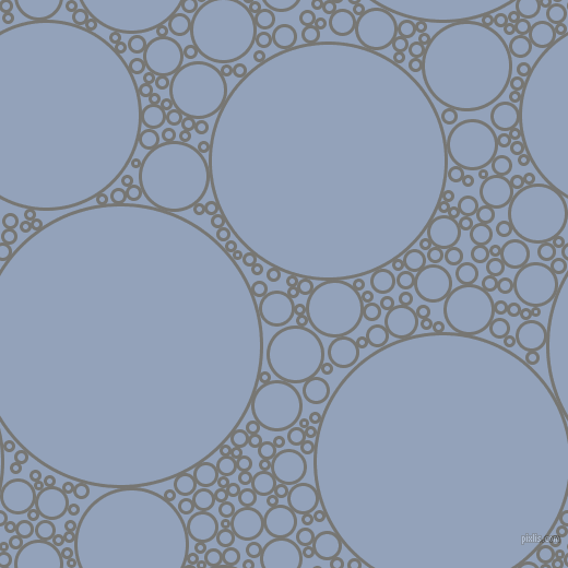bubbles, circles, sponge, big, medium, small, 3 pixel line width, Dove Grey and Rock Blue circles bubbles sponge soap seamless tileable
