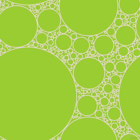 bubbles, circles, sponge, big, medium, small, 3 pixel line width, Ebb and Yellow Green circles bubbles sponge soap seamless tileable