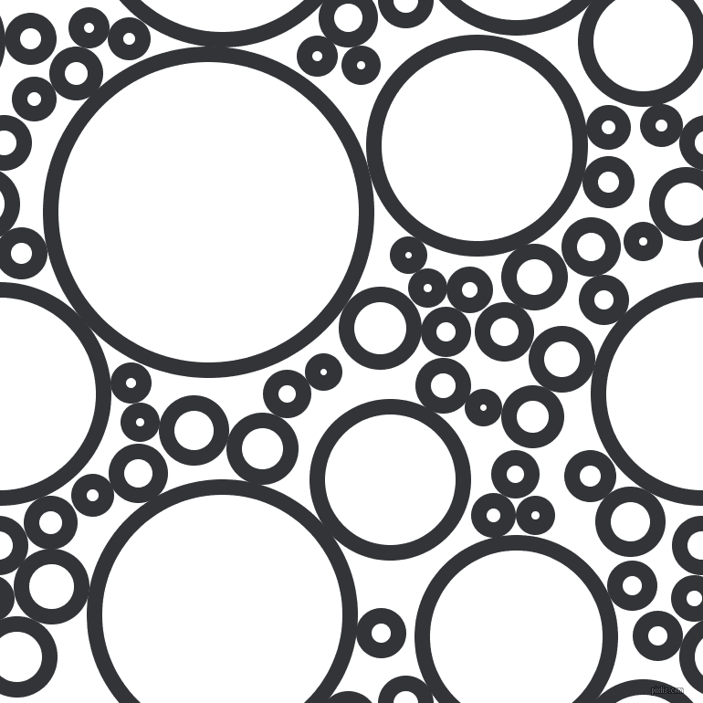 bubbles, circles, sponge, big, medium, small, 17 pixel line width, Ebony Clay and White circles bubbles sponge soap seamless tileable