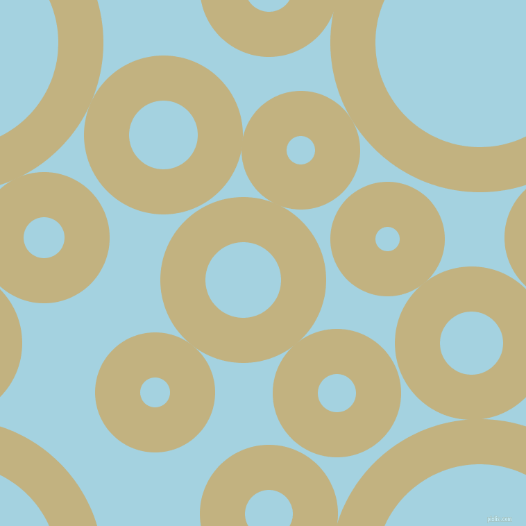 bubbles, circles, sponge, big, medium, small, 65 pixel line width, Ecru and French Pass circles bubbles sponge soap seamless tileable