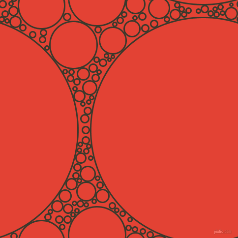 bubbles, circles, sponge, big, medium, small, 3 pixel line width, El Paso and Cinnabar circles bubbles sponge soap seamless tileable