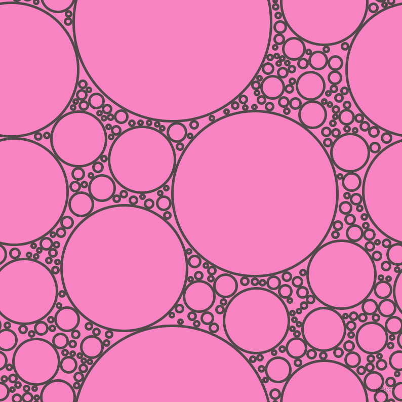 bubbles, circles, sponge, big, medium, small, 5 pixel line width, Emperor and Tea Rose circles bubbles sponge soap seamless tileable
