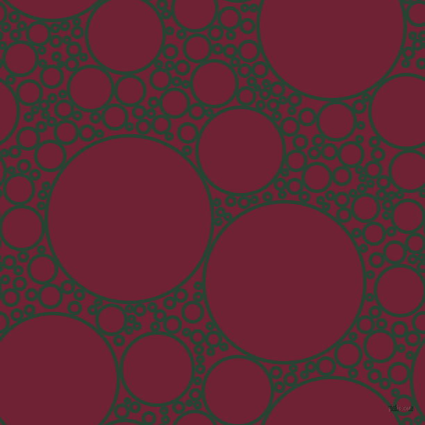 bubbles, circles, sponge, big, medium, small, 5 pixel line width, Everglade and Claret circles bubbles sponge soap seamless tileable