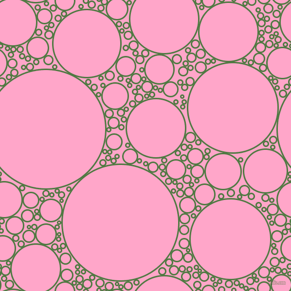 bubbles, circles, sponge, big, medium, small, 3 pixel line width, Fern Green and Carnation Pink circles bubbles sponge soap seamless tileable