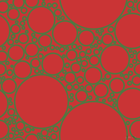 bubbles, circles, sponge, big, medium, small, 5 pixel line width, Fern Green and Mahogany circles bubbles sponge soap seamless tileable