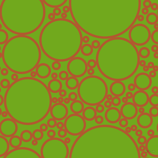 bubbles, circles, sponge, big, medium, small, 9 pixel line width, Fiery Orange and Christi circles bubbles sponge soap seamless tileable