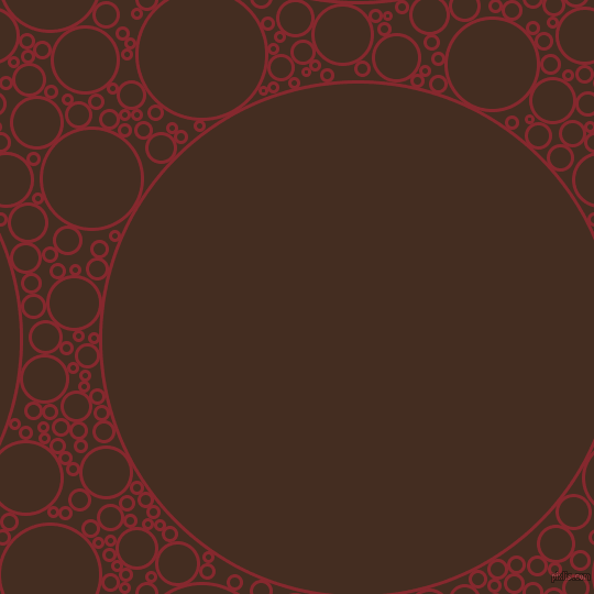 bubbles, circles, sponge, big, medium, small, 3 pixel line width, Flame Red and Morocco Brown circles bubbles sponge soap seamless tileable
