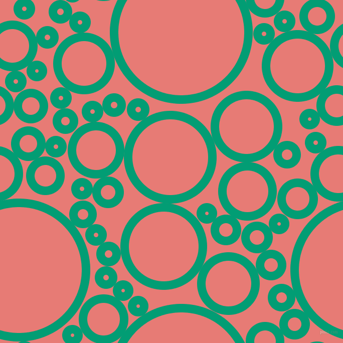 bubbles, circles, sponge, big, medium, small, 17 pixel line width, Free Speech Aquamarine and Geraldine circles bubbles sponge soap seamless tileable