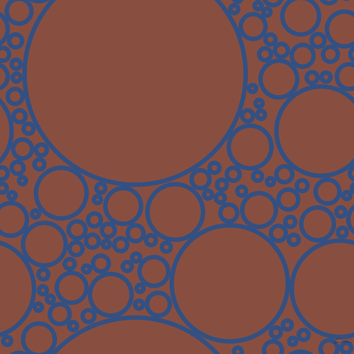 bubbles, circles, sponge, big, medium, small, 9 pixel line width, Fun Blue and Mule Fawn circles bubbles sponge soap seamless tileable