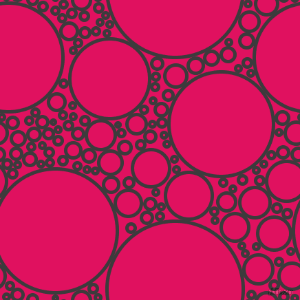 bubbles, circles, sponge, big, medium, small, 5 pixel line width, Fuscous Grey and Ruby circles bubbles sponge soap seamless tileable