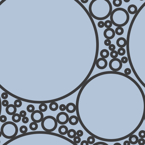bubbles, circles, sponge, big, medium, small, 9 pixel line width, Fuscous Grey and Spindle circles bubbles sponge soap seamless tileable