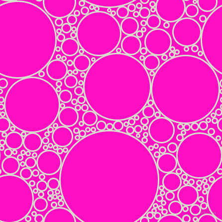 bubbles, circles, sponge, big, medium, small, 3 pixel line width, Gin and Shocking Pink circles bubbles sponge soap seamless tileable