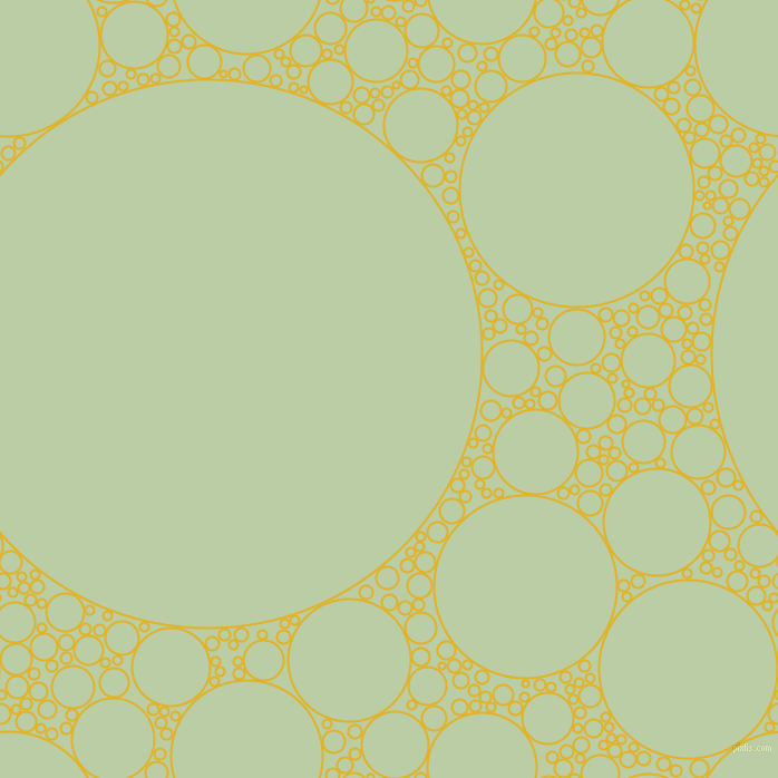 bubbles, circles, sponge, big, medium, small, 2 pixel line width, Gold Tips and Pixie Green circles bubbles sponge soap seamless tileable