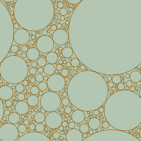bubbles, circles, sponge, big, medium, small, 2 pixel line width, Golden Brown and Zanah circles bubbles sponge soap seamless tileable
