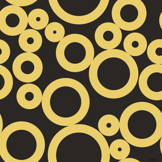 bubbles, circles, sponge, big, medium, small, 33 pixel line width, Golden Sand and Bokara Grey circles bubbles sponge soap seamless tileable