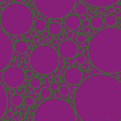 bubbles, circles, sponge, big, medium, small, 5 pixel line width, Green House and Dark Purple circles bubbles sponge soap seamless tileable