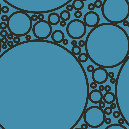 bubbles, circles, sponge, big, medium, small, 9 pixel line width, Green Waterloo and Boston Blue circles bubbles sponge soap seamless tileable