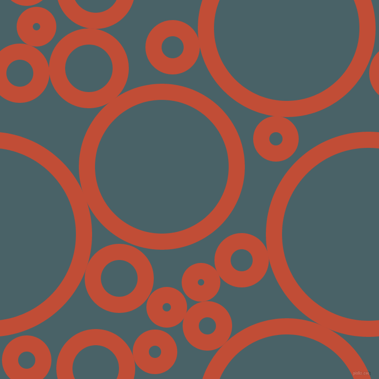 bubbles, circles, sponge, big, medium, small, 33 pixel line width, Grenadier and Smalt Blue circles bubbles sponge soap seamless tileable