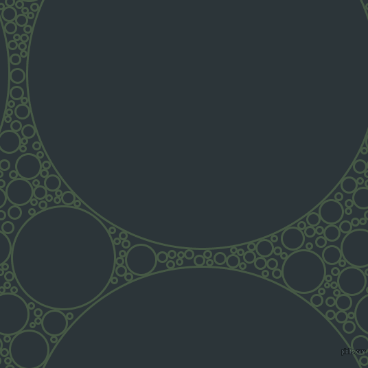 bubbles, circles, sponge, big, medium, small, 3 pixel line width, Grey-Asparagus and Gunmetal circles bubbles sponge soap seamless tileable