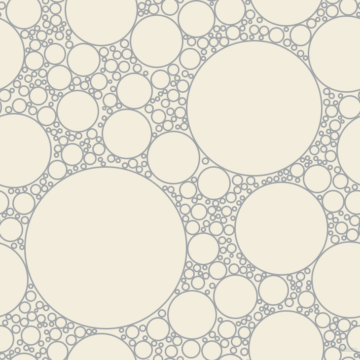 bubbles, circles, sponge, big, medium, small, 3 pixel line width, Grey Chateau and Quarter Pearl Lusta circles bubbles sponge soap seamless tileable
