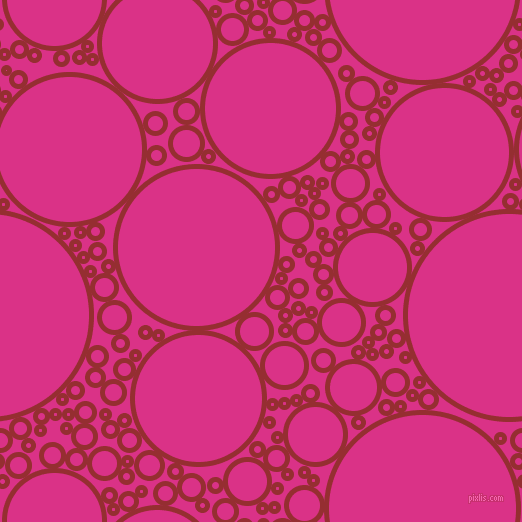bubbles, circles, sponge, big, medium, small, 5 pixel line width, Guardsman Red and Deep Cerise circles bubbles sponge soap seamless tileable