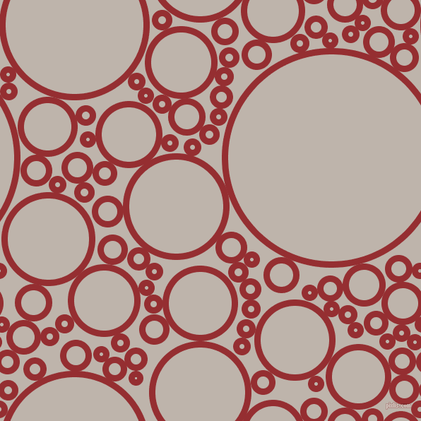 bubbles, circles, sponge, big, medium, small, 9 pixel line width, Guardsman Red and Tide circles bubbles sponge soap seamless tileable