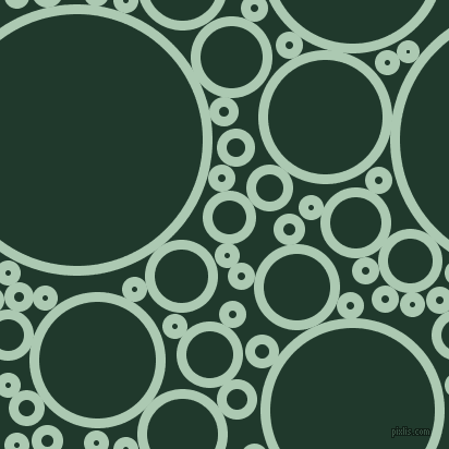 bubbles, circles, sponge, big, medium, small, 9 pixel line width, Gum Leaf and Palm Green circles bubbles sponge soap seamless tileable