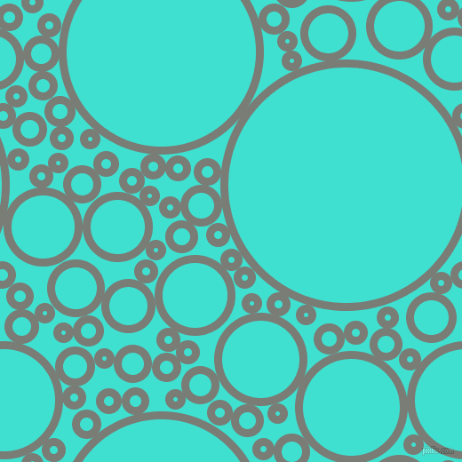 bubbles, circles, sponge, big, medium, small, 9 pixel line width, Gunsmoke and Turquoise circles bubbles sponge soap seamless tileable