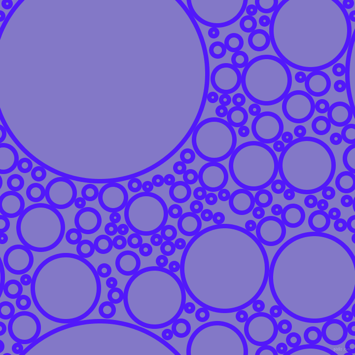 bubbles, circles, sponge, big, medium, small, 9 pixel line width, Han Purple and Moody Blue circles bubbles sponge soap seamless tileable
