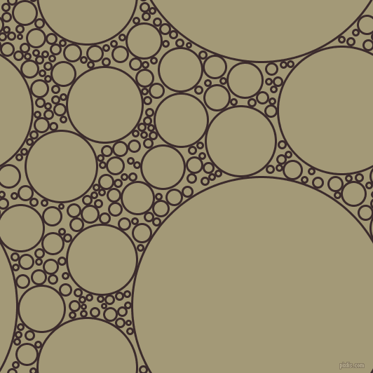 bubbles, circles, sponge, big, medium, small, 3 pixel line width, Havana and Tallow circles bubbles sponge soap seamless tileable