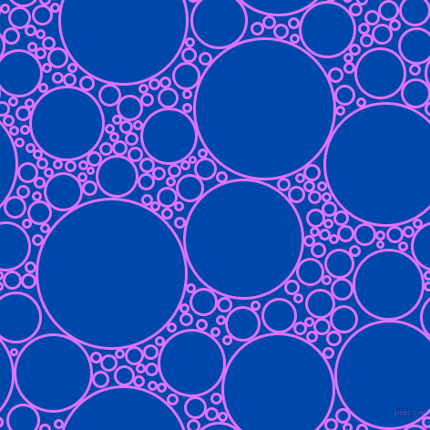 bubbles, circles, sponge, big, medium, small, 3 pixel line width, Heliotrope and Cobalt circles bubbles sponge soap seamless tileable