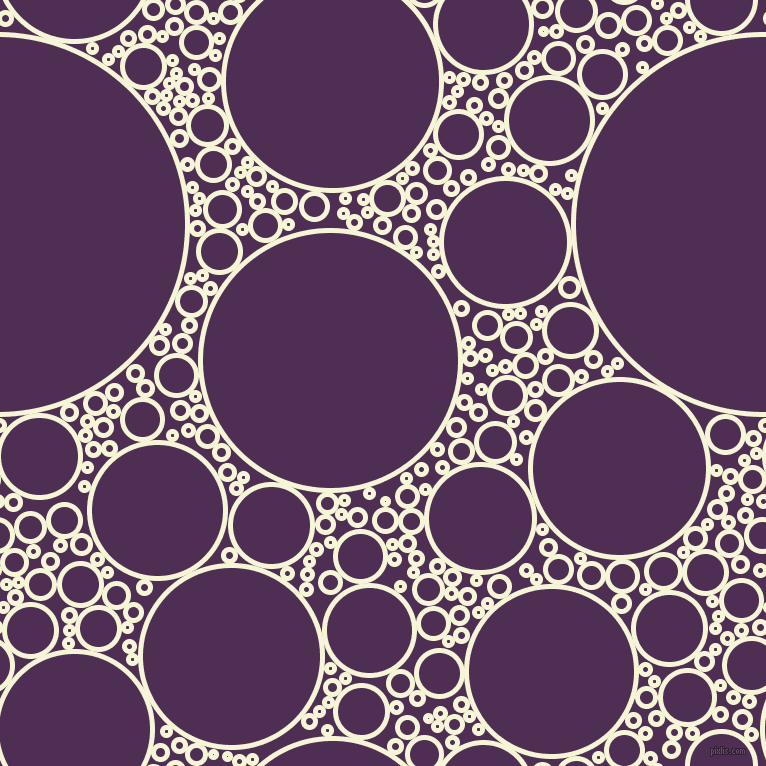 bubbles, circles, sponge, big, medium, small, 5 pixel line width, Hint Of Yellow and Hot Purple circles bubbles sponge soap seamless tileable