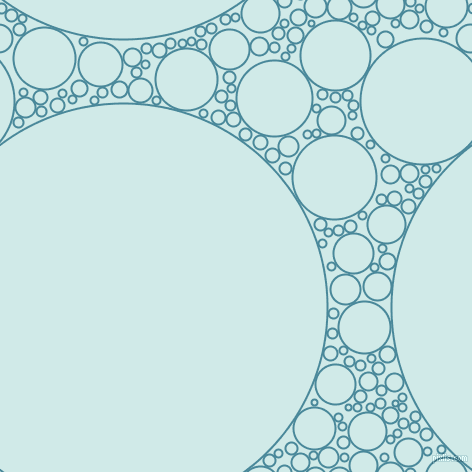 bubbles, circles, sponge, big, medium, small, 2 pixel line width, Hippie Blue and Foam circles bubbles sponge soap seamless tileable