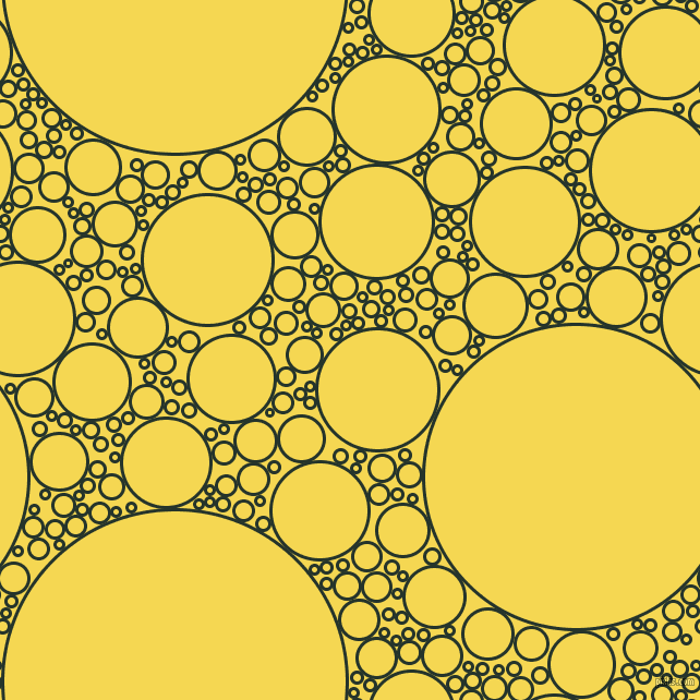 bubbles, circles, sponge, big, medium, small, 3 pixel line width, Holly and Energy Yellow circles bubbles sponge soap seamless tileable