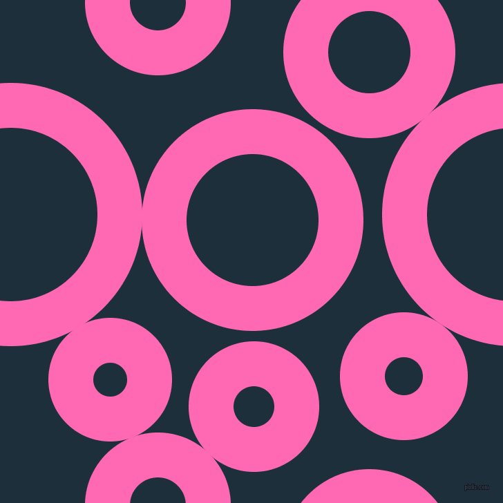 bubbles, circles, sponge, big, medium, small, 65 pixel line width, Hot Pink and Tangaroa circles bubbles sponge soap seamless tileable