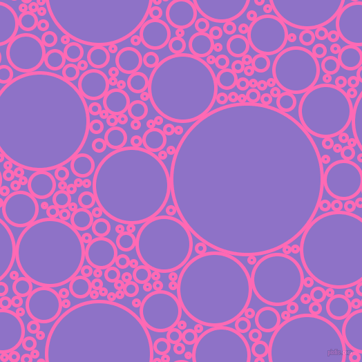bubbles, circles, sponge, big, medium, small, 5 pixel line width, Hot Pink and True V circles bubbles sponge soap seamless tileable