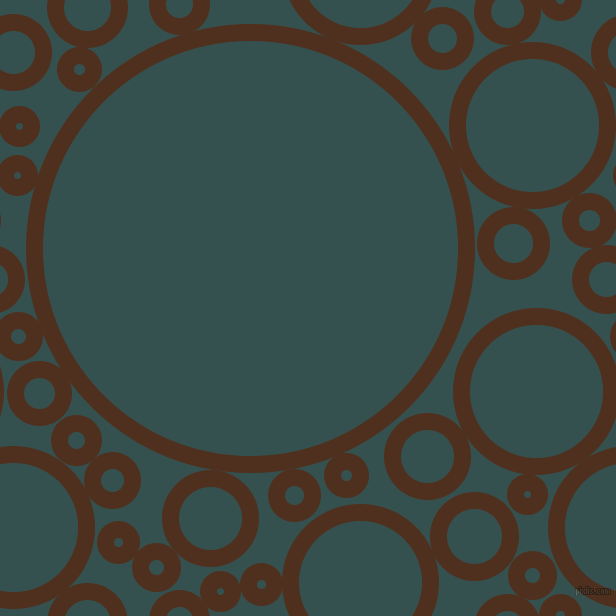 bubbles, circles, sponge, big, medium, small, 17 pixel line width, Indian Tan and Blue Dianne circles bubbles sponge soap seamless tileable