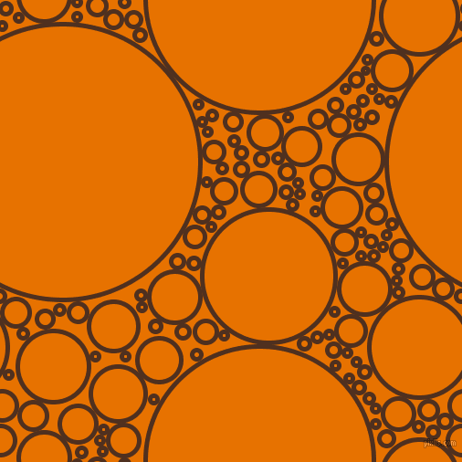bubbles, circles, sponge, big, medium, small, 5 pixel line width, Indian Tan and Mango Tango circles bubbles sponge soap seamless tileable