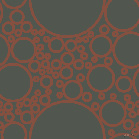 bubbles, circles, sponge, big, medium, small, 9 pixel line width, Ironstone and Battleship Grey circles bubbles sponge soap seamless tileable
