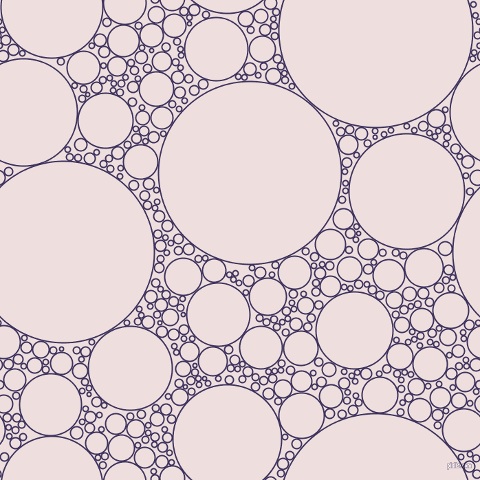 bubbles, circles, sponge, big, medium, small, 2 pixel line width, Jacarta and Soft Peach circles bubbles sponge soap seamless tileable