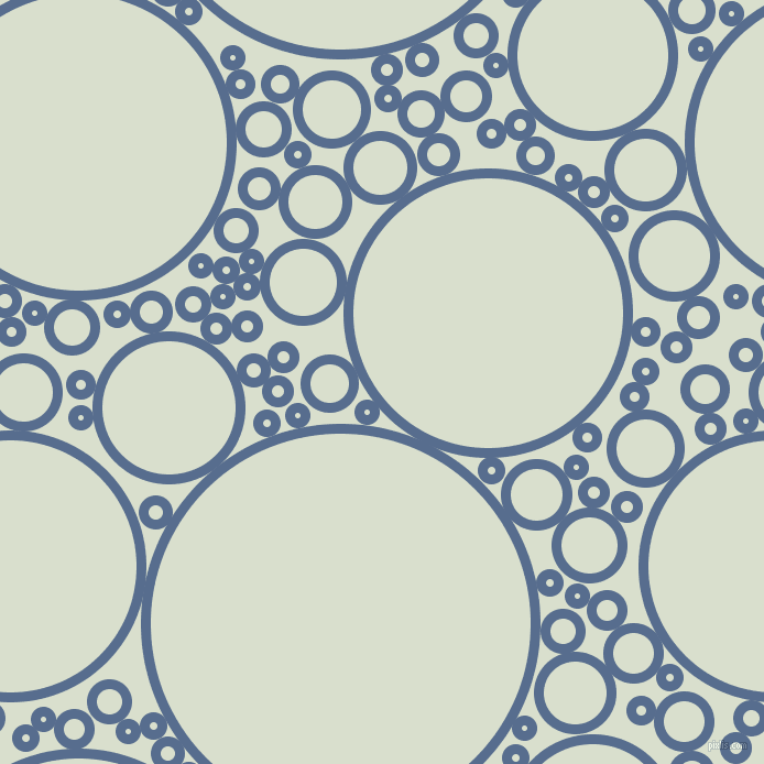 bubbles, circles, sponge, big, medium, small, 9 pixel line width, Kashmir Blue and Gin circles bubbles sponge soap seamless tileable